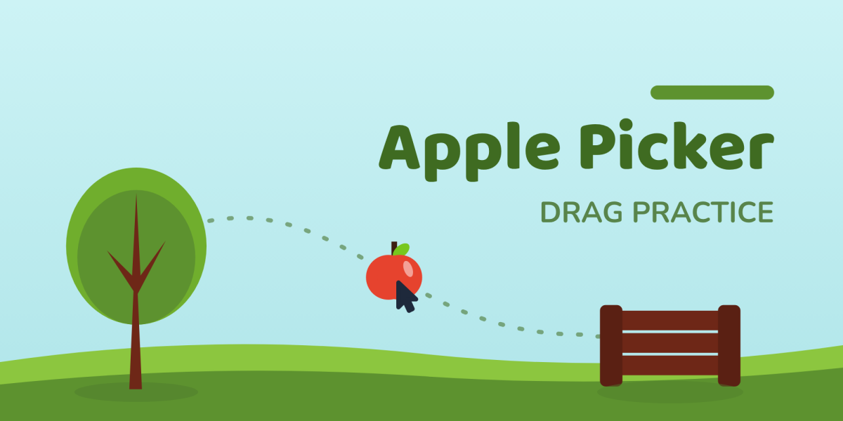Apple Picker: Drag Practice