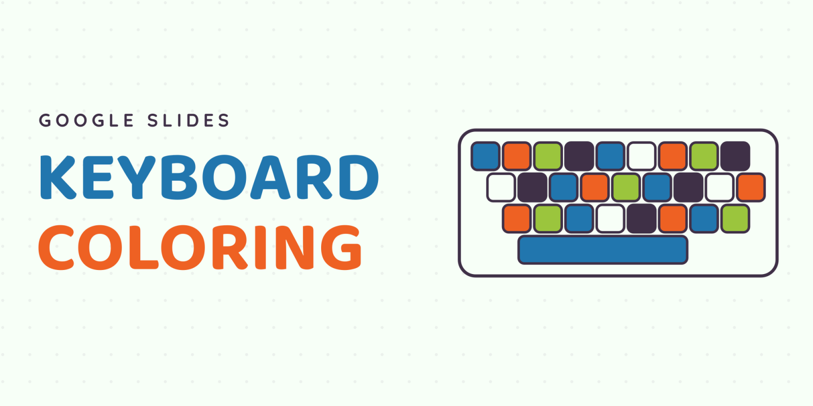 Google Slides Keyboard Coloring Generator