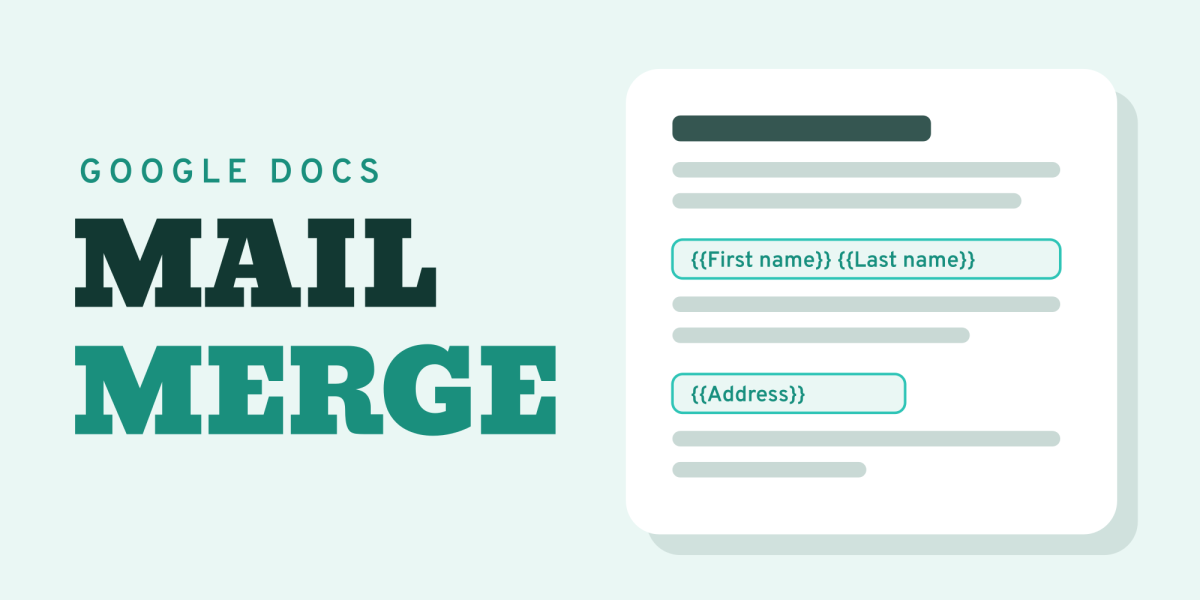 Google Docs Mail Merge