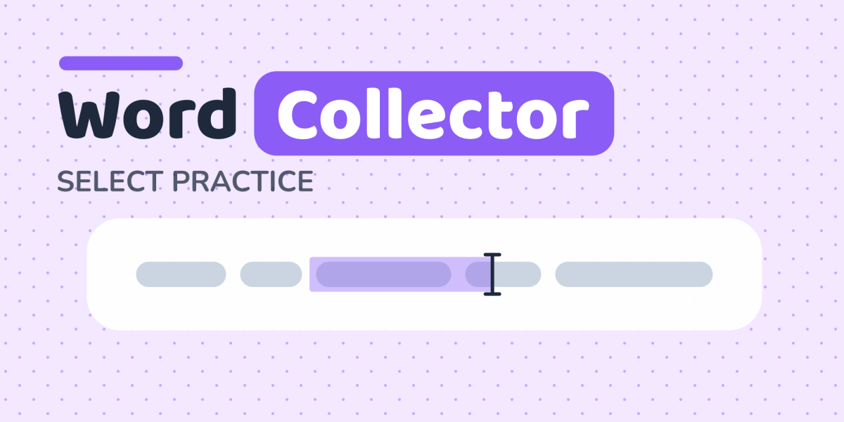 Word Selector: Select practice